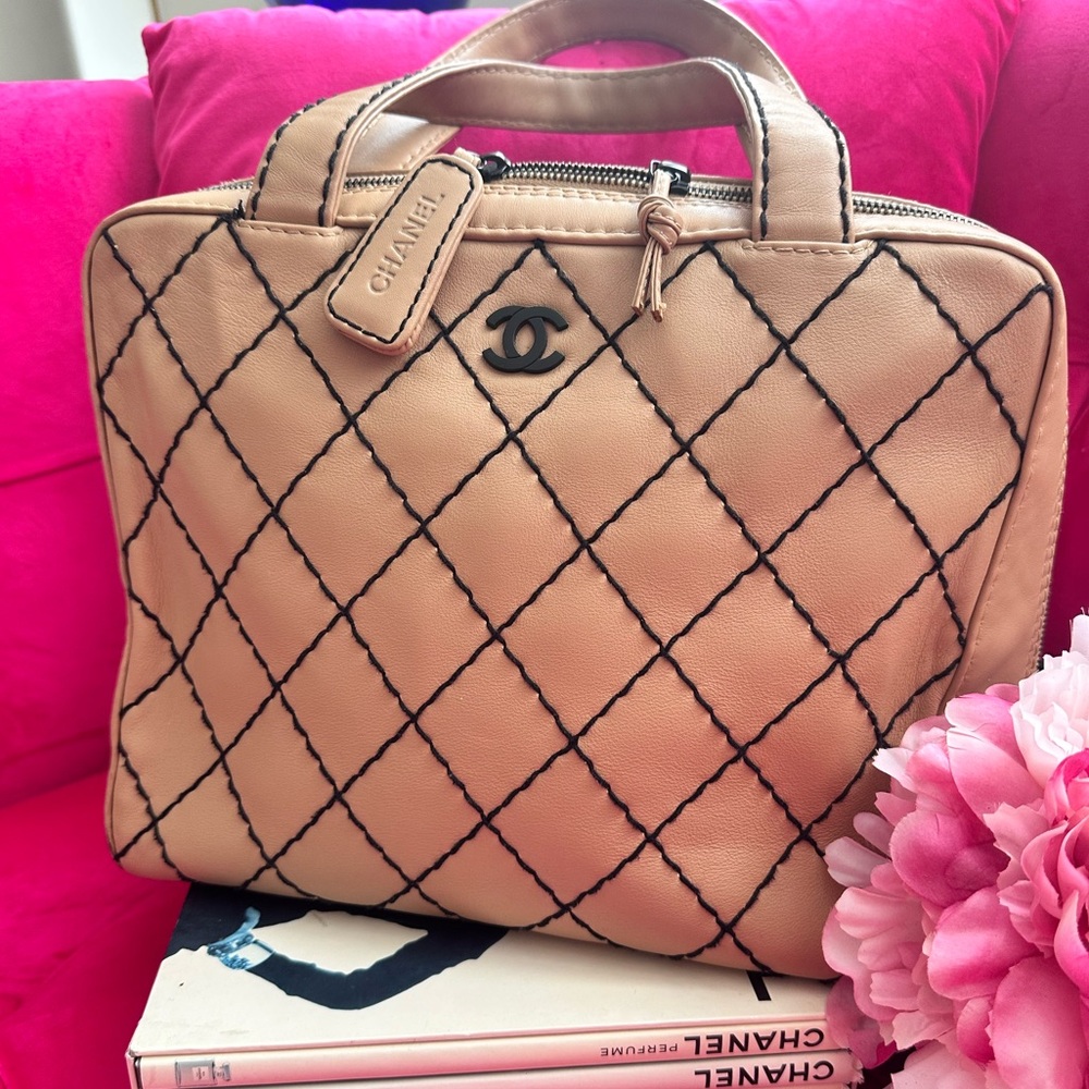 🌹Chanel vintage bowling bag very good condition